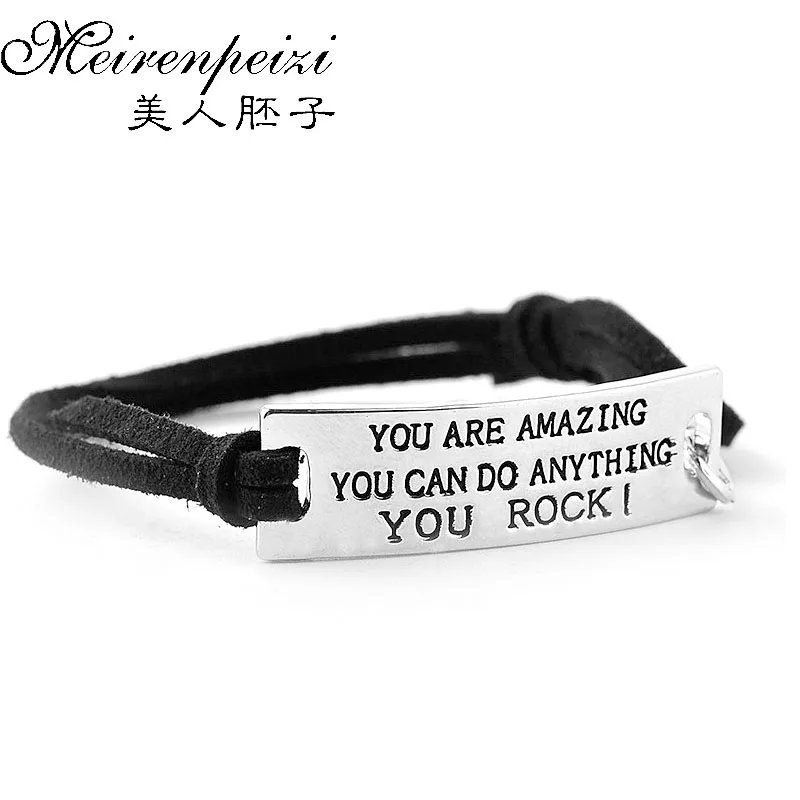 Letter Bracelets For Men Woman Fashion Black Leather Bracelet Jewelry Bracelet for Best Friends Gift Free Shipping
Letter Bracelets For Men Woman Fashion Black Leather Bracelet Jewelry Bracelet for Best Friends Gift Free Shipping