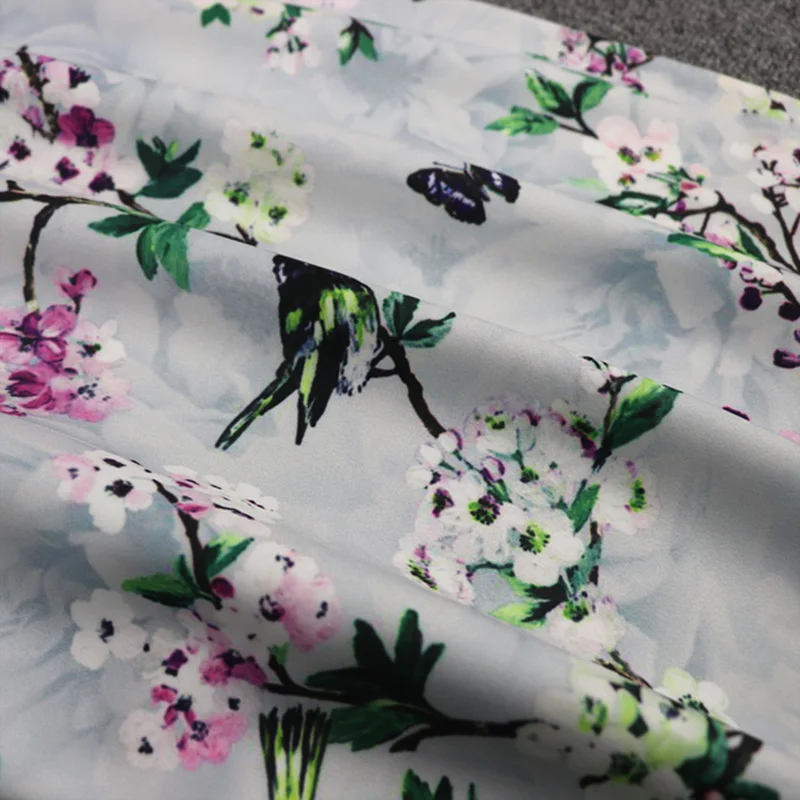 CR High Waisted Womens Knee Length Pleated Skirt Flower Bird Butterfly Print Pencil Midi Bottoms Office Lady
CR High Waisted Womens Knee Length Pleated Skirt Flower Bird Butterfly Print Pencil Midi Bottoms Office Lady