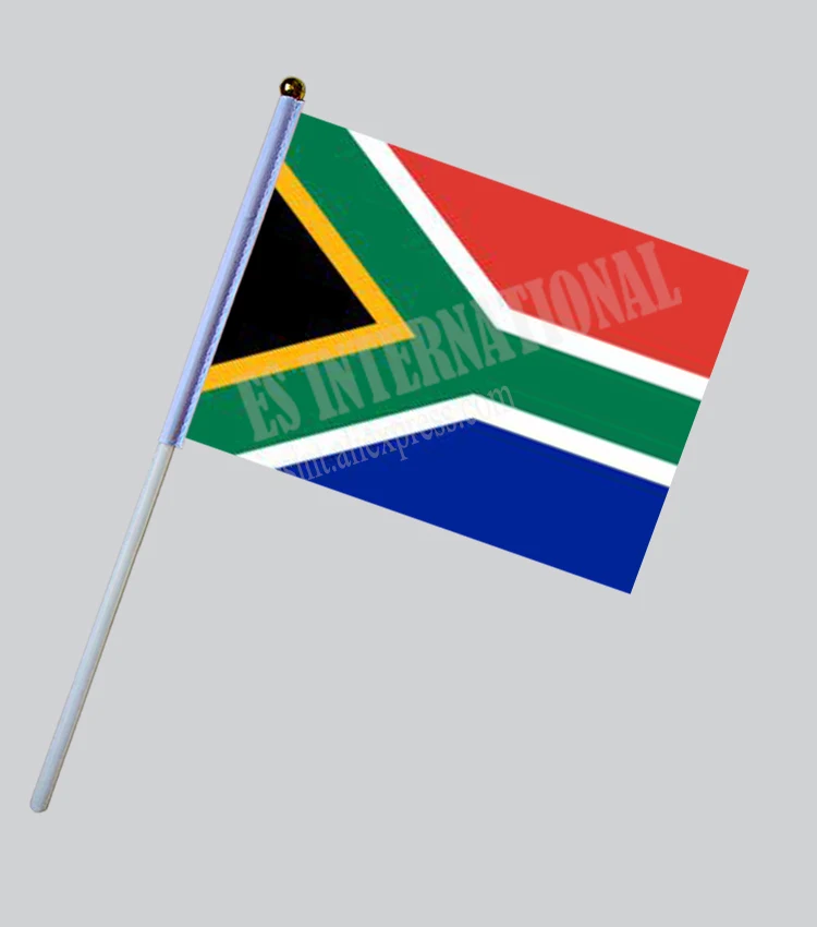 South Africa Hand Flag National Hand Flag 14*21cm Polyester Small Size Flying Banner Custom Hand flag
South Africa Hand Flag National Hand Flag 14*21cm Polyester Small Size Flying Banner Custom Hand flag