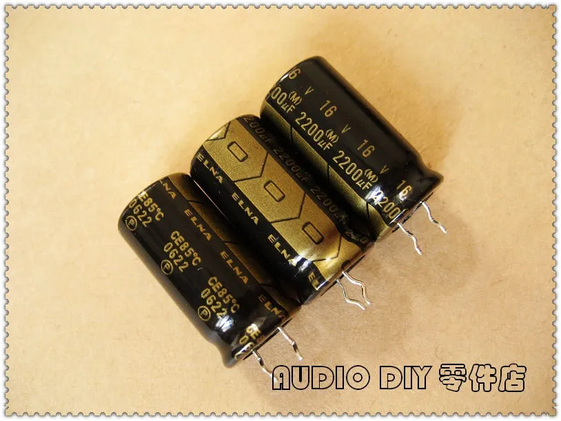 10 шт./50 шт. ELNA Black Gold Robe RA2 серия 2200 мкФ 16V2200UF аудио электролитический