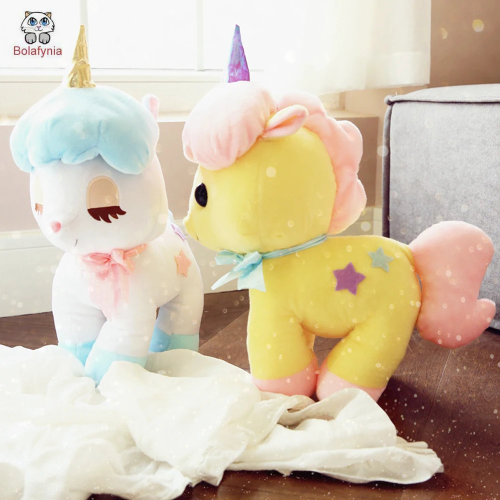 BOLAFYNIA Children plush stuffed toy Creative Unicorn Horse two color baby kids Christmas birthday plush toy gift
BOLAFYNIA Children plush stuffed toy Creative Unicorn Horse two color baby kids Christmas birthday plush toy gift
