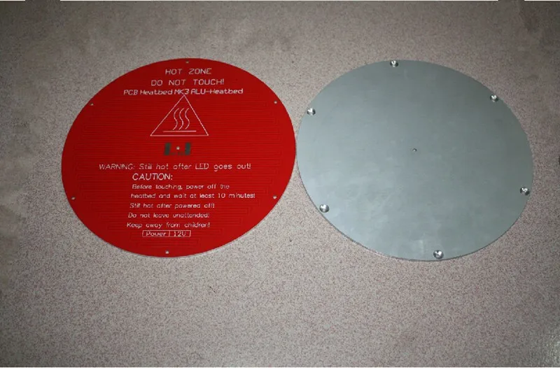 SWMAKER 3D printer parts Reprap Delta rostock MK3 PCB Heated Bed aluminum substrate round 220 mm thickness:3 mm 12V free shippi
SWMAKER 3D printer parts Reprap Delta rostock MK3 PCB Heated Bed aluminum substrate round 220 mm thickness:3 mm 12V free shippi