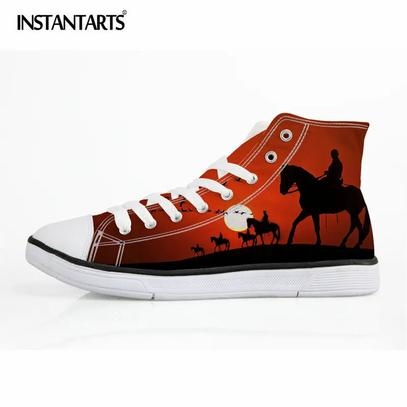 INSTANTARTS 3D Horse Pattern High Top Vulcanize Shoes for Men's Classic Lacing Canvas Shoes Boys Teenagers Comfort Sneakers Shoe
INSTANTARTS 3D Horse Pattern High Top Vulcanize Shoes for Men's Classic Lacing Canvas Shoes Boys Teenagers Comfort Sneakers Shoe