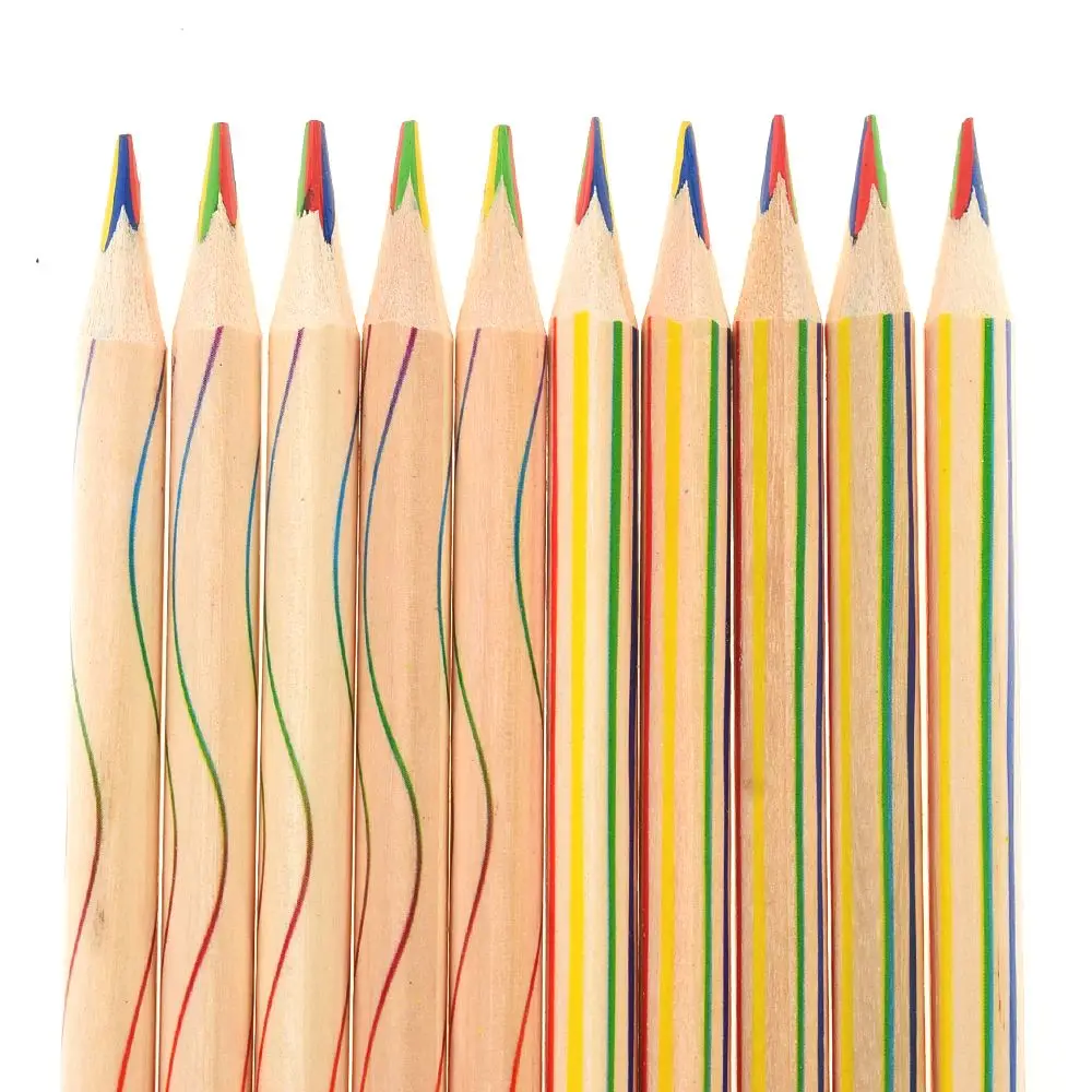 10pcs Rainbow Color Pencil 4 in 1 Colored Drawing Painting Pencils Set Office school supplies learning painting tool
10pcs Rainbow Color Pencil 4 in 1 Colored Drawing Painting Pencils Set Office school supplies learning painting tool