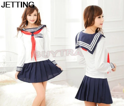 School Uniform For Girls Korean Japanese school uniforms Student Cosplay Sailor Costumes Autumn Winter School Dresses 3 pcs
School Uniform For Girls Korean Japanese school uniforms Student Cosplay Sailor Costumes Autumn Winter School Dresses 3 pcs