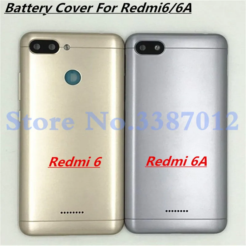 Новая Оригинальная задняя крышка батарейного отсека для Xiaomi Redmi 6 6A Redmi 6 с объективом камеры + Боковая клавиша с двумя sim-картами
Новая Оригинальная задняя крышка батарейного отсека для Xiaomi Redmi 6 6A Redmi 6 с объективом камеры + Боковая клавиша с двумя sim-картами