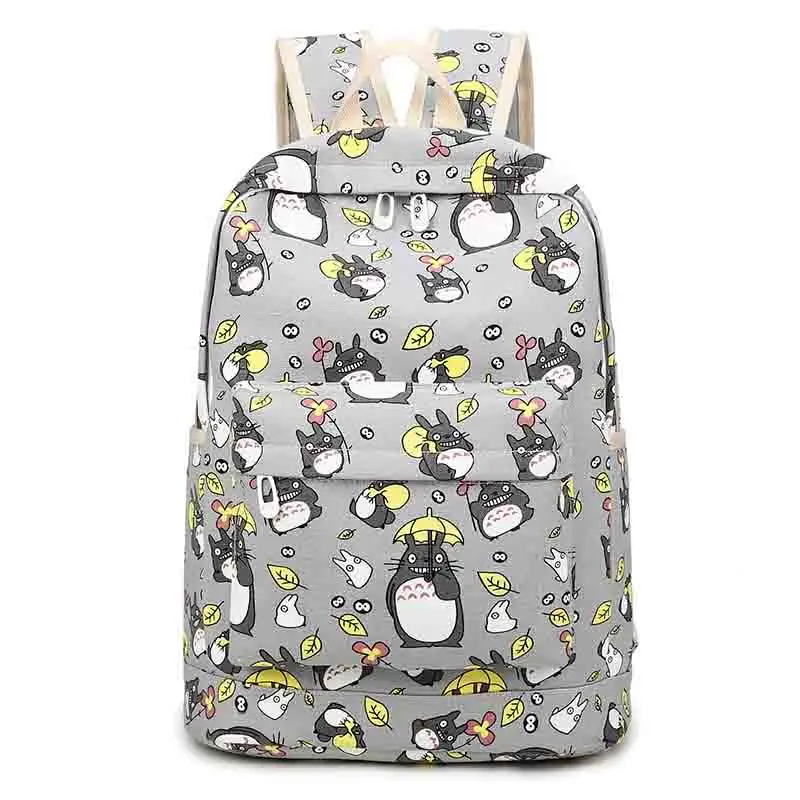 New Miyazaki Hayao Totoro Cosplay Backpack Cute Cartoon Printing Anime Student Schoolbag Canvas Travel Bags
New Miyazaki Hayao Totoro Cosplay Backpack Cute Cartoon Printing Anime Student Schoolbag Canvas Travel Bags
