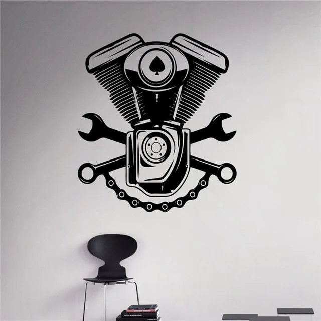 Engine Motor Wall Sticker Car Service Vinyl Sticker Home Interior Garage Decor Removable Decor Wall Art Custom Decals
Engine Motor Wall Sticker Car Service Vinyl Sticker Home Interior Garage Decor Removable Decor Wall Art Custom Decals