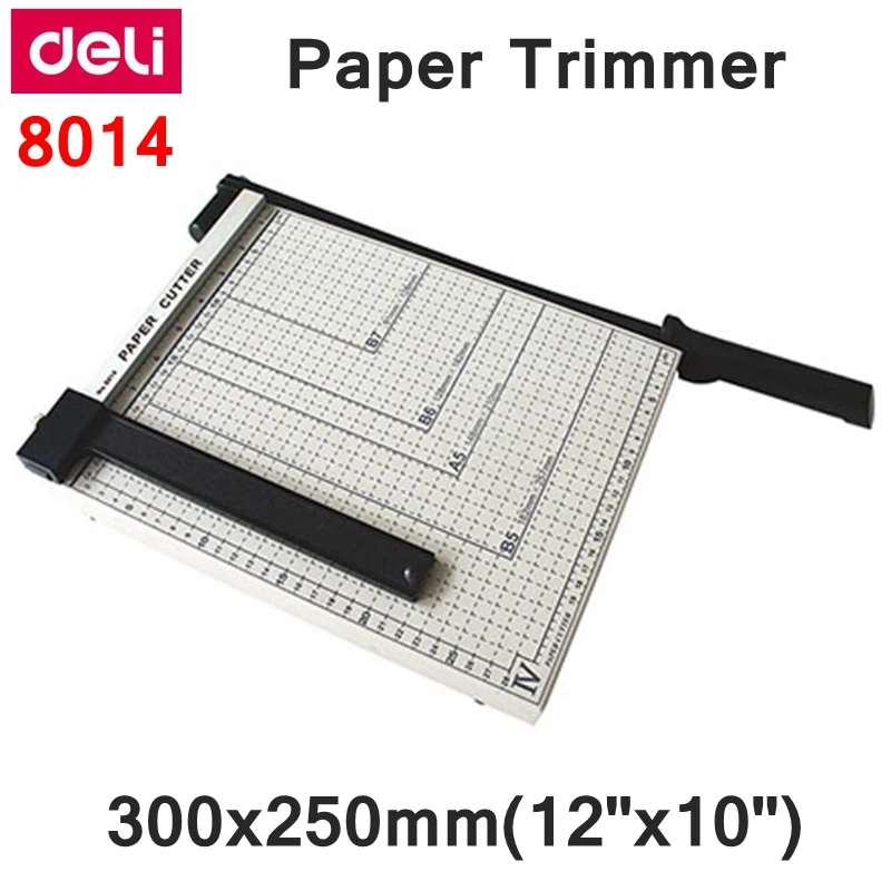 Deli 8014 ручной триммер для бумаги, размер 300x250 мм (12x10 дюймов), большой триммер для бумаги с инструментом для резки бумаги
Deli 8014 ручной триммер для бумаги, размер 300x250 мм (12x10 дюймов), большой триммер для бумаги с инструментом для резки бумаги