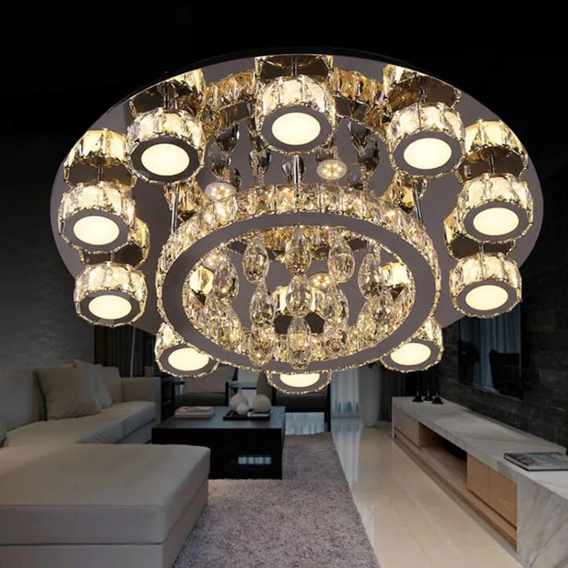 Modern minimalist led crystal ceiling lamp round creative led living room bedroom lamps modern line cutting led crystal lighting
Modern minimalist led crystal ceiling lamp round creative led living room bedroom lamps modern line cutting led crystal lighting