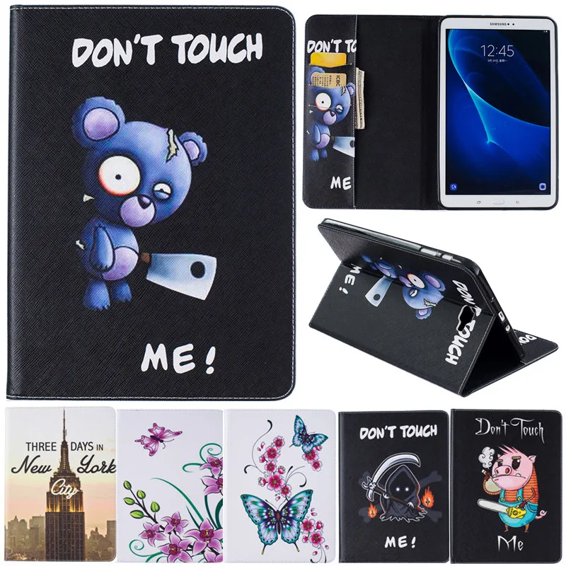 Cartoon Leather Cover for Samsung Galaxy Tab A A6 10.1 2016 T585 T580N Tablet Case Animal Bear Butterfly Flower Wind chime Tower
Cartoon Leather Cover for Samsung Galaxy Tab A A6 10.1 2016 T585 T580N Tablet Case Animal Bear Butterfly Flower Wind chime Tower