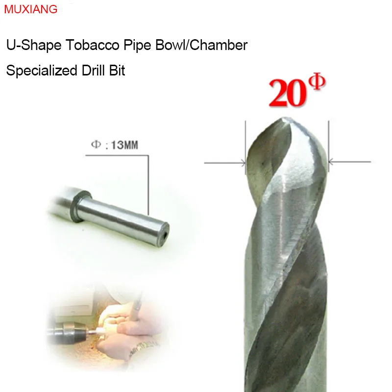 MUXIANG Tobacco Pipe Bowl Drill Bit for the U-shape 20 mm Diameter Smoker Chamber Available for Lathe and Bench Drill jb0020
MUXIANG Tobacco Pipe Bowl Drill Bit for the U-shape 20 mm Diameter Smoker Chamber Available for Lathe and Bench Drill jb0020