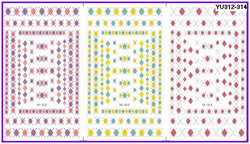 3 PACK/ LOT WATER TRANSFER DECAL NAIL ART NAIL STICKER MOSAIC DIAMOND BRICK YU312-314
3 PACK/ LOT WATER TRANSFER DECAL NAIL ART NAIL STICKER MOSAIC DIAMOND BRICK YU312-314