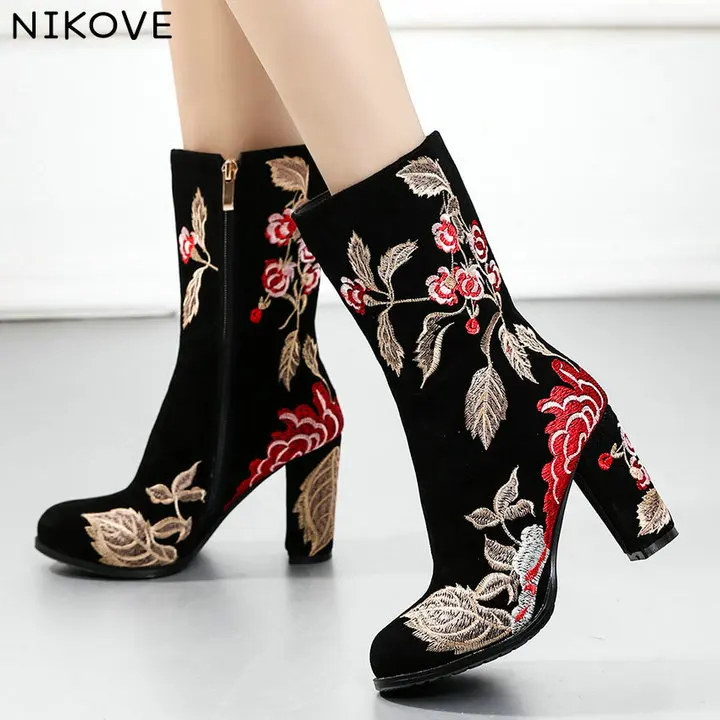 NIKOVE/женские ботинки до середины икры из коровьей замши, модная женская обувь на молнии с круглым носком, женская обувь на высоком квадратном...
NIKOVE/женские ботинки до середины икры из коровьей замши, модная женская обувь на молнии с круглым носком, женская обувь на высоком квадратном...