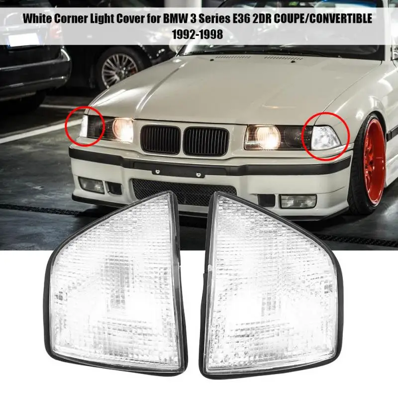 1Pair Car Turn Signal Light Cover Car-stylingfor 3 Series 318i 325i E36 4DR Sedan& Wagon 1992 1993 1994 1995 1996 1997 1998
1Pair Car Turn Signal Light Cover Car-stylingfor 3 Series 318i 325i E36 4DR Sedan& Wagon 1992 1993 1994 1995 1996 1997 1998