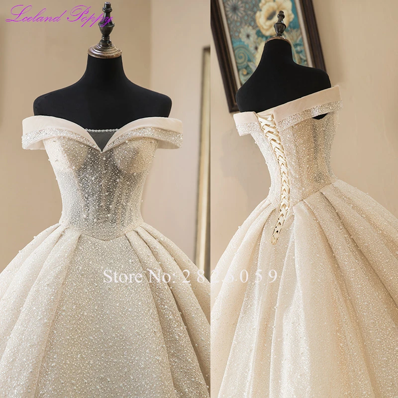 Luxury Women's Ball Gown Wedding Dresses 2019 Off Shoulder Floor Length Beaded Cathedral Train Vestido de Novia Bridal Gowns
Luxury Women's Ball Gown Wedding Dresses 2019 Off Shoulder Floor Length Beaded Cathedral Train Vestido de Novia Bridal Gowns
