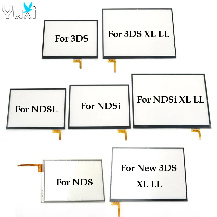 

YuXi Replacement Touch Screen Panel Display Digitizer Glass For Nintendo DS Lite For NDSL NDSi New 3DS XL LL Console