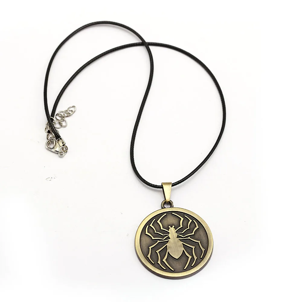 Hunter x Hunter Necklace Phantom Troupe Spider Metal Pendant Rope Chain Choker Necklaces Women Men Charm Gifts Anime Jewelry
Hunter x Hunter Necklace Phantom Troupe Spider Metal Pendant Rope Chain Choker Necklaces Women Men Charm Gifts Anime Jewelry
