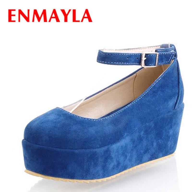 Женские туфли на танкетке ENMAYLA, синие однотонные туфли на плоской платформе, с ремешком, с круглым носком, с пряжкой, весна-осень женская обув...
Женские туфли на танкетке ENMAYLA, синие однотонные туфли на плоской платформе, с ремешком, с круглым носком, с пряжкой, весна-осень женская обув...
