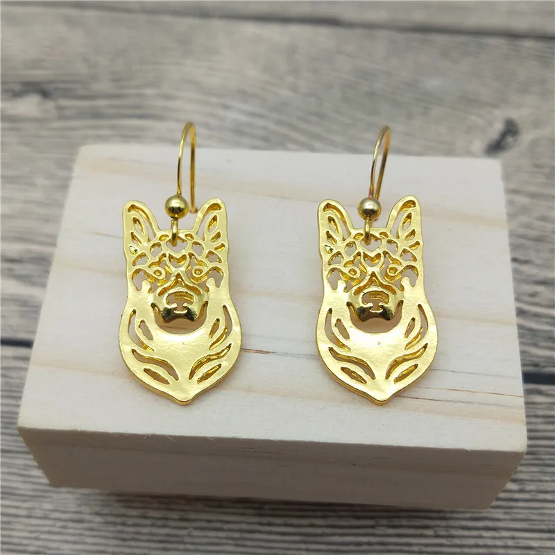 

New German Shepherd Drop Earrings Trendy Style German Shepherd Dangle Earrings Fashion Pet Dog Earrings Women Jewellery