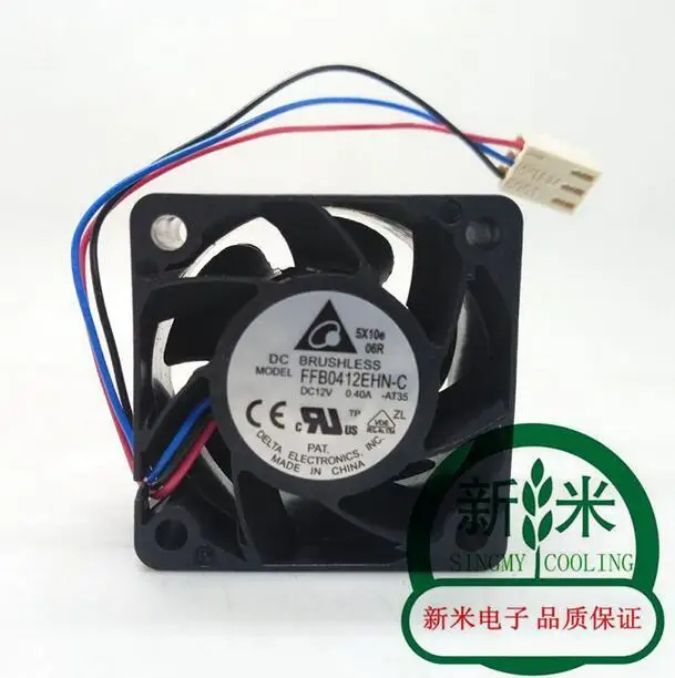 Оригинальный Дельта FFB0412EHN C 4028 12V 0.40A 3 линейная скорость Вентилятор