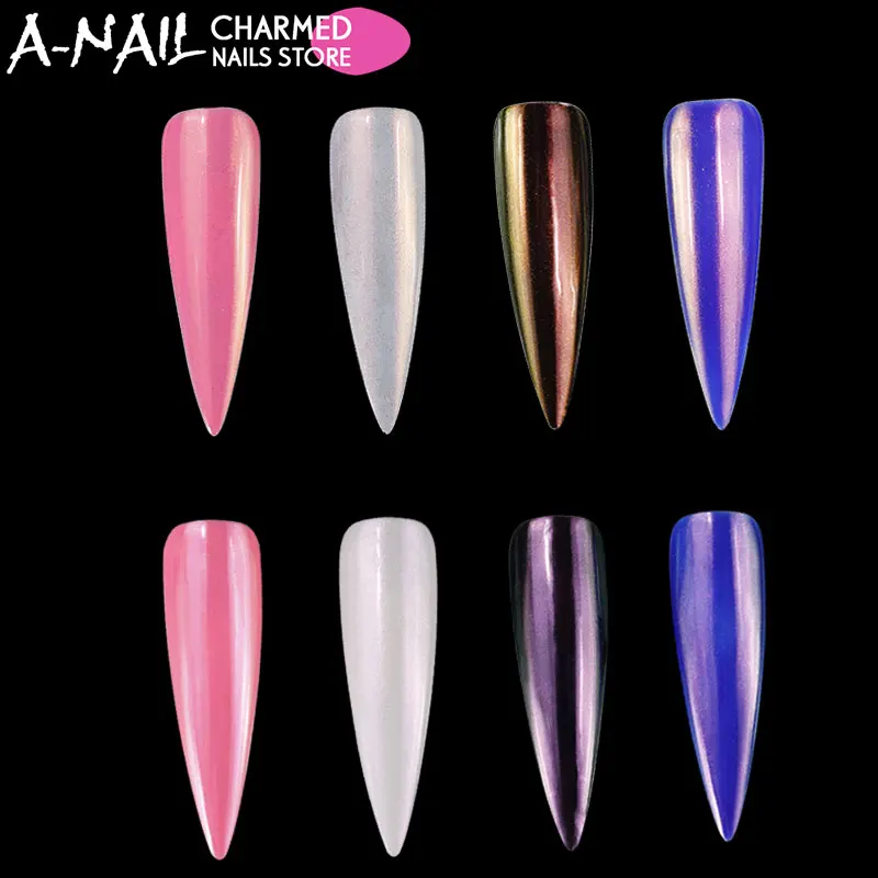 0.5 g/jar neon aurora pigement Unicorn Nail Powder Mermaid Art Chrome Pigment Manicure Decorations Tip Glitters for Nails | Красота и