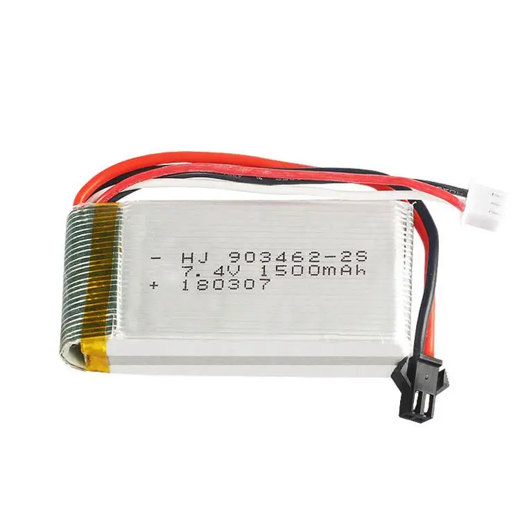 7.4V 1500mAh lithium battery with SM plug for Huajun HJ816 W609-7 HJ817 W609-8 Liansheng LS-128 /RC drone R/C quadcopter
7.4V 1500mAh lithium battery with SM plug for Huajun HJ816 W609-7 HJ817 W609-8 Liansheng LS-128 /RC drone R/C quadcopter
