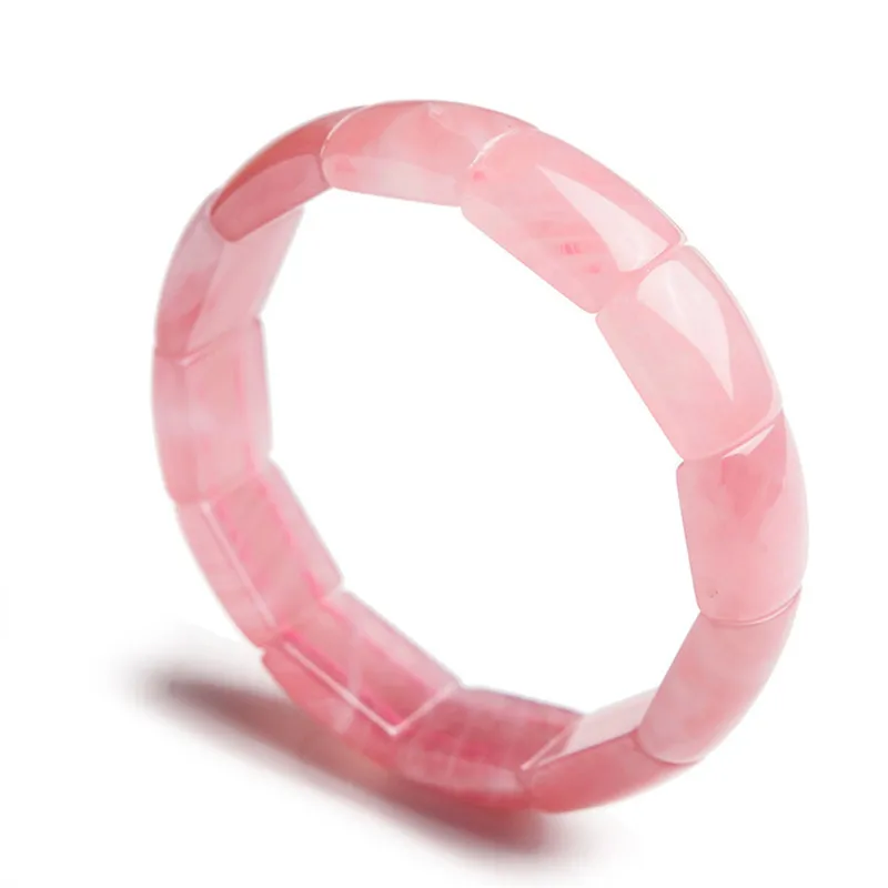 15x8mm Genuine Natural Pink Quartz Bracelets For Women Femme Rectangle Bead Jewelry Charm Stretch Bangles Bracelet Free Shipping
15x8mm Genuine Natural Pink Quartz Bracelets For Women Femme Rectangle Bead Jewelry Charm Stretch Bangles Bracelet Free Shipping