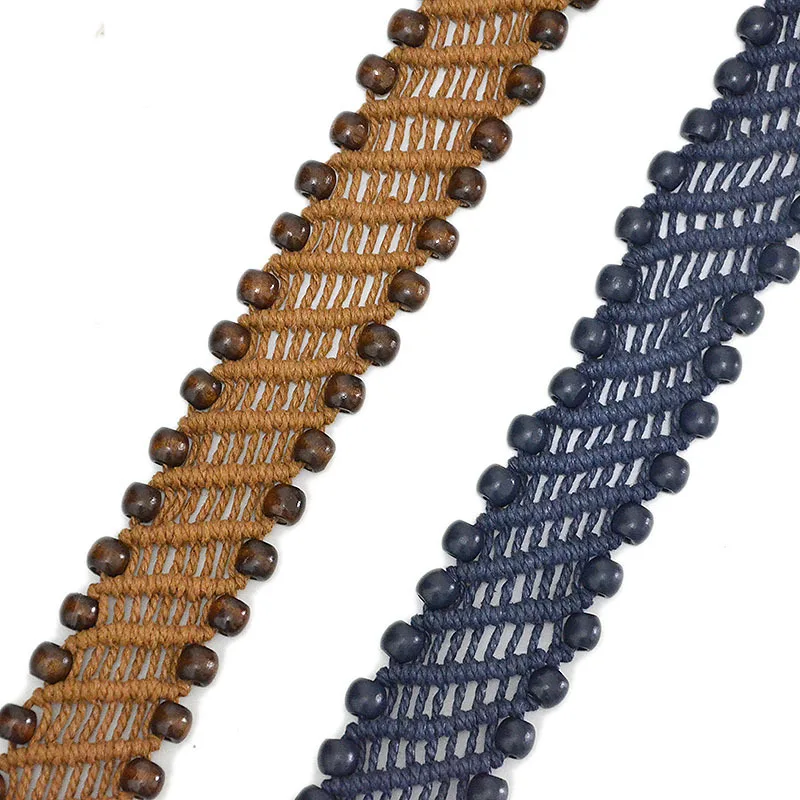 Women Handmade Wax Rope Braided Wooden Buckle belt Decoration Ethnic Style Wooden Bead Waist Chain Luxury Brand Women's Belts
Women Handmade Wax Rope Braided Wooden Buckle belt Decoration Ethnic Style Wooden Bead Waist Chain Luxury Brand Women's Belts