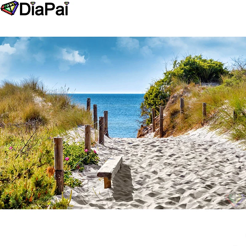 DIAPAI Diamond Painting 5D DIY 100% Full Square/Round Drill "Beach sea scenery" Diamond Embroidery Cross Stitch 3D Decor A22041
DIAPAI Diamond Painting 5D DIY 100% Full Square/Round Drill "Beach sea scenery" Diamond Embroidery Cross Stitch 3D Decor A22041
