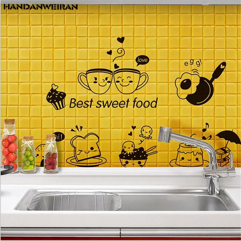 1PCS Wall Stickers For Kitchen Coffee Sweet Food DIY Wall Art Decal Decoration Home Decor Wallpapers Removable PVC Wall Decals
1PCS Wall Stickers For Kitchen Coffee Sweet Food DIY Wall Art Decal Decoration Home Decor Wallpapers Removable PVC Wall Decals