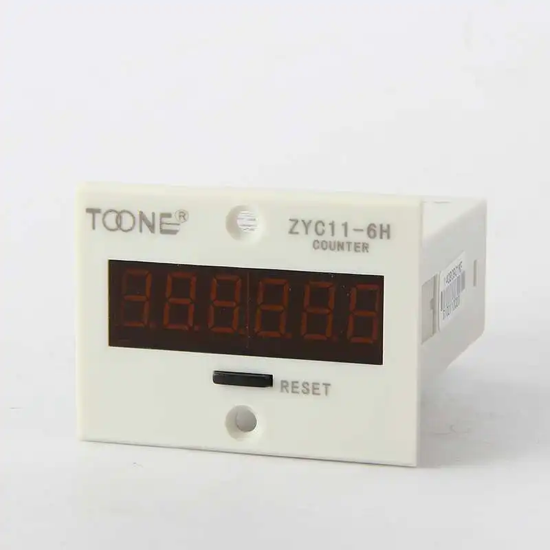 Digital Mechanical Counter Meter DHC11J(ZYC11-6H) Electronic Accumulator Punch Counter,Power off Memory
Digital Mechanical Counter Meter DHC11J(ZYC11-6H) Electronic Accumulator Punch Counter,Power off Memory