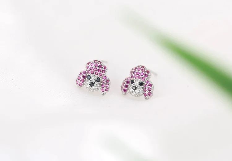 Korean Full Crystal Rhinestone Dog Stud Earrings 925 Sterling Silver Stud Earrings Jewelry Pendientes Brincos Fashion Jewelry
Korean Full Crystal Rhinestone Dog Stud Earrings 925 Sterling Silver Stud Earrings Jewelry Pendientes Brincos Fashion Jewelry