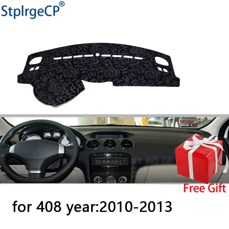 Latest Rose Pattern Non-slip Car Dashboard Cover Dash Mat Pad DashMat ANti-UV Car Sticker for peugeot 408 2010-2013 Car Styling
Latest Rose Pattern Non-slip Car Dashboard Cover Dash Mat Pad DashMat ANti-UV Car Sticker for peugeot 408 2010-2013 Car Styling