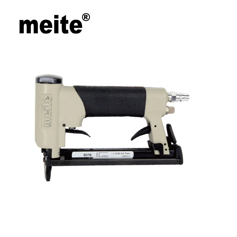 Meite 8016F 21GA степлер из тонкой проволоки пневматический пистолет длиной 6 16 мм для