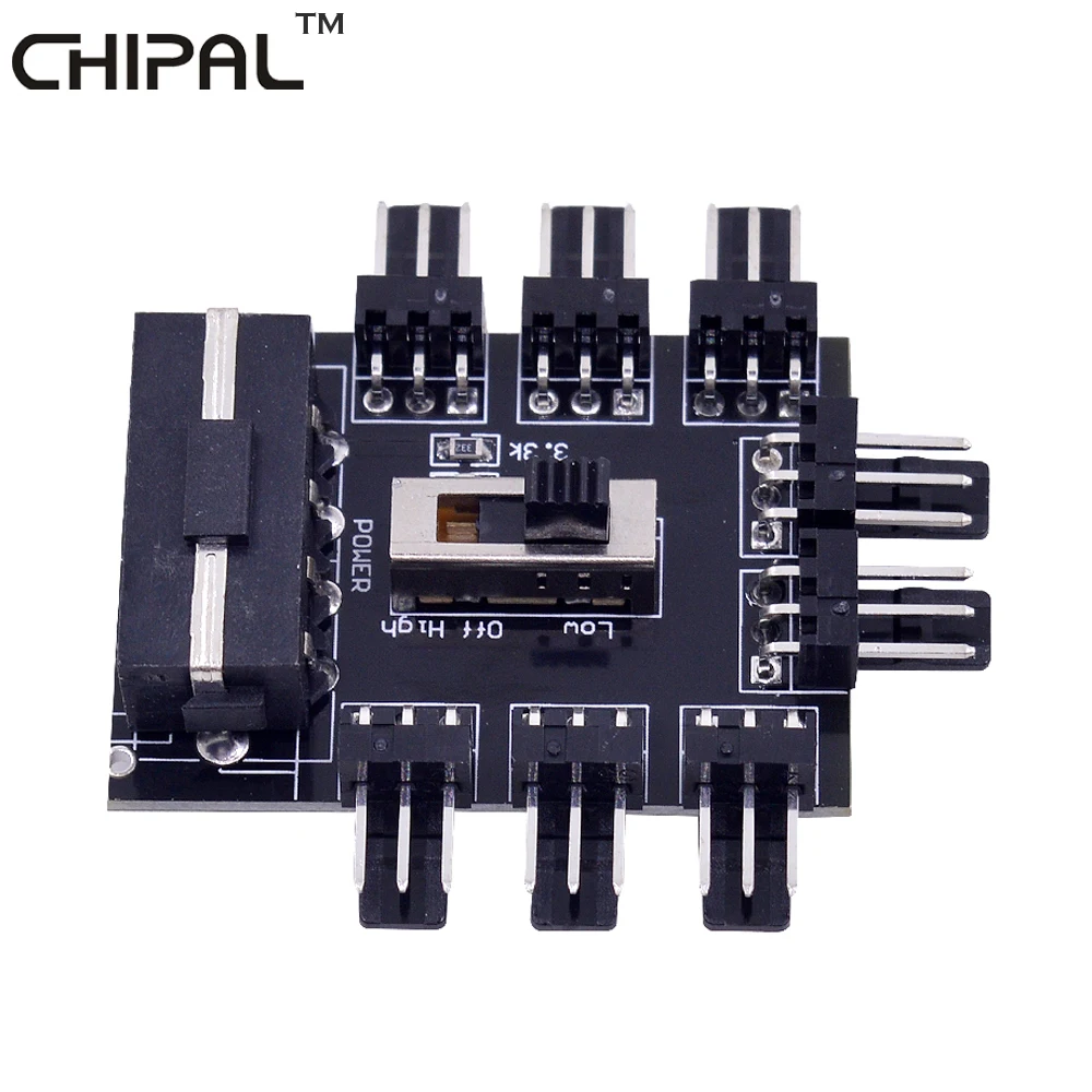 Разветвитель CHIPAL 4 контакта 1-8 3 12 В 100 шт. | Компьютеры и офис
