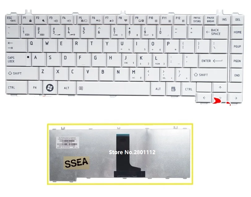 Клавиатура SSEA белая для Toshiba Satellite L600 L600D L630 L640 L700 L730 L735 L735D L730D C600D C640 C645
Клавиатура SSEA белая для Toshiba Satellite L600 L600D L630 L640 L700 L730 L735 L735D L730D C600D C640 C645