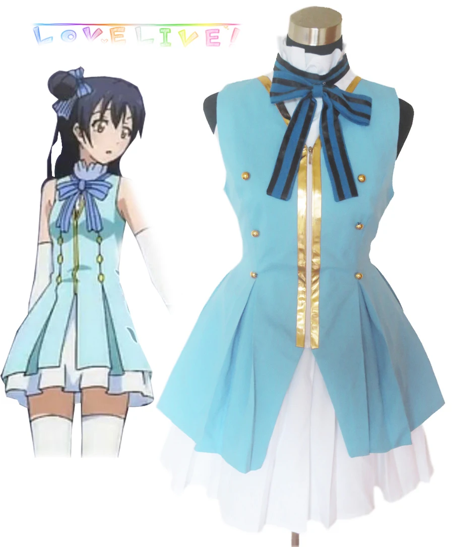 Love Live! Sonoda Umi Start dash Blue Stage Dress Cosplay Costume Halloween costume
Love Live! Sonoda Umi Start dash Blue Stage Dress Cosplay Costume Halloween costume