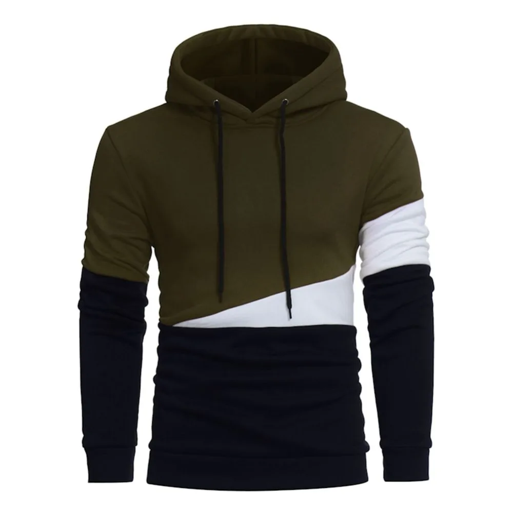 2018 New listing mens clothing brand high collar stitching hoodie autumn and winter hot men's pullover fashion casual sportswear
2018 New listing mens clothing brand high collar stitching hoodie autumn and winter hot men's pullover fashion casual sportswear