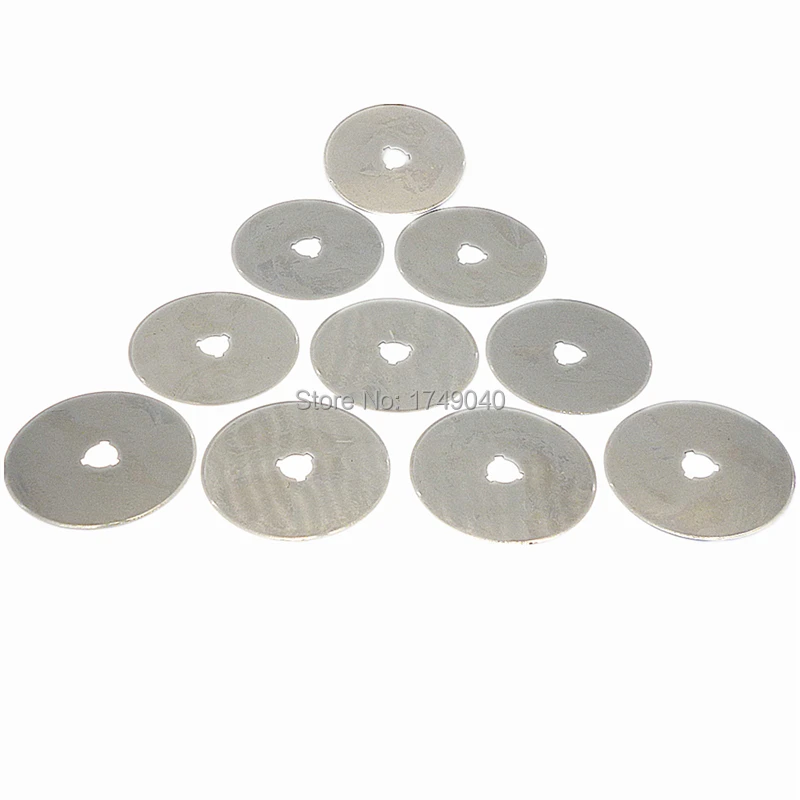 10pcs 60mm Rotary Cutter Blades Round Knife SKS-7 With Case Sewing Craft Tool Cutting Fabric Paper Vinyl Patchwork Leather
10pcs 60mm Rotary Cutter Blades Round Knife SKS-7 With Case Sewing Craft Tool Cutting Fabric Paper Vinyl Patchwork Leather