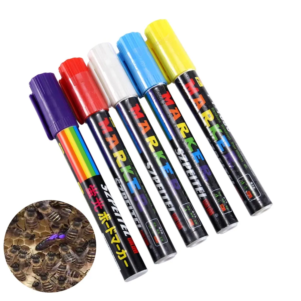Hot New Convenient 5Pcs/Set Queen Bee Marking Marker Pen BeeKeeping Plastic Marker Supplies Random Packaging
Hot New Convenient 5Pcs/Set Queen Bee Marking Marker Pen BeeKeeping Plastic Marker Supplies Random Packaging