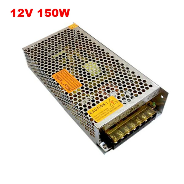 DC 12V 12.5A 150W led power supply 12v led driver 12V 150W Power Aluminum AC 110V 220V to 12v lighting transformer for led light
DC 12V 12.5A 150W led power supply 12v led driver 12V 150W Power Aluminum AC 110V 220V to 12v lighting transformer for led light