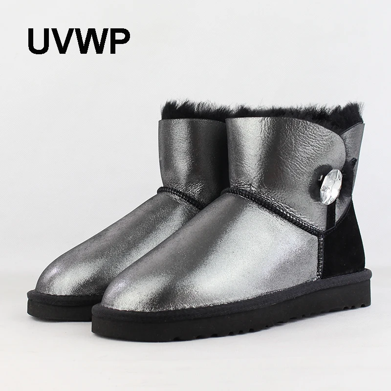 UVWP Fashion Genuine Sheepskin Leather Women Snow Boots 100% Natural Fur Winter Boots Warm Wool Ankle Boots Warm Winter Shoes
UVWP Fashion Genuine Sheepskin Leather Women Snow Boots 100% Natural Fur Winter Boots Warm Wool Ankle Boots Warm Winter Shoes
