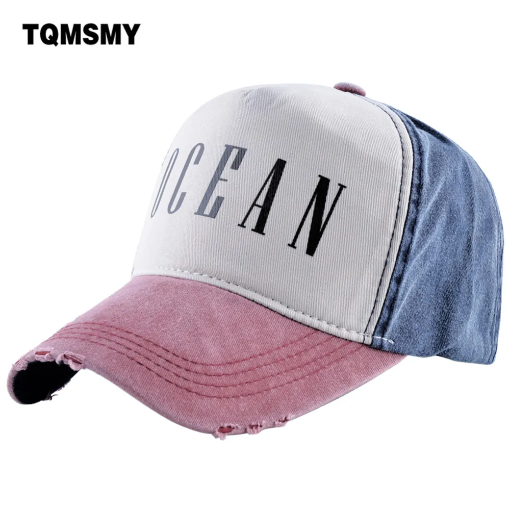 TQMSMY Letter OCEAN Washed Denim Cotton Men Baseball Cap Women SunHats For Men Women Snapback Dad Hats Summer Casual Caps TMA11
TQMSMY Letter OCEAN Washed Denim Cotton Men Baseball Cap Women SunHats For Men Women Snapback Dad Hats Summer Casual Caps TMA11