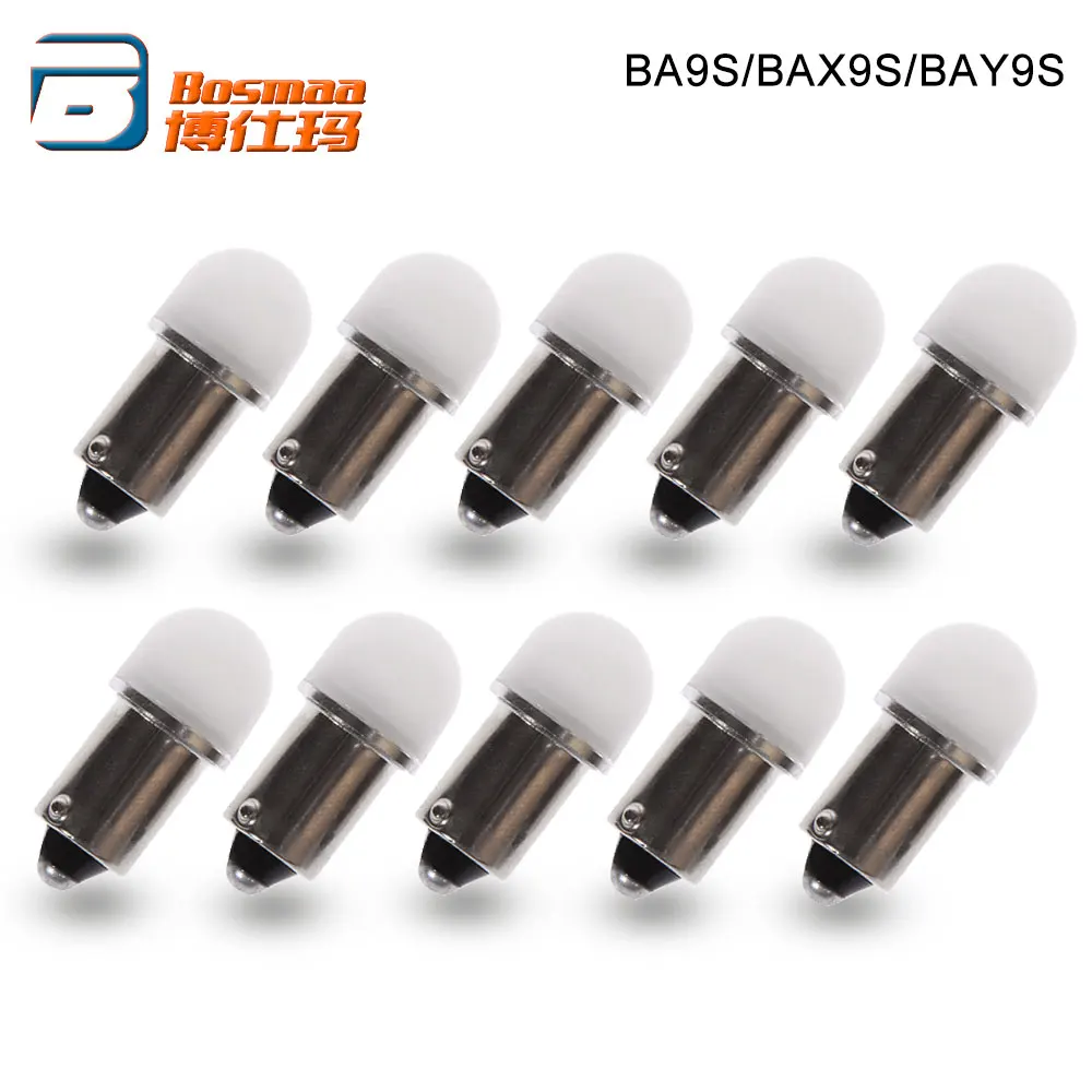 10 шт., Bosmaa White BA9S BAX9S H6W BAY9S H21W Автомобильные светодиодные лампы для номерного знака, лампы для чтения, лампы для крыши, ширина лампы для парковк...
10 шт., Bosmaa White BA9S BAX9S H6W BAY9S H21W Автомобильные светодиодные лампы для номерного знака, лампы для чтения, лампы для крыши, ширина лампы для парковк...