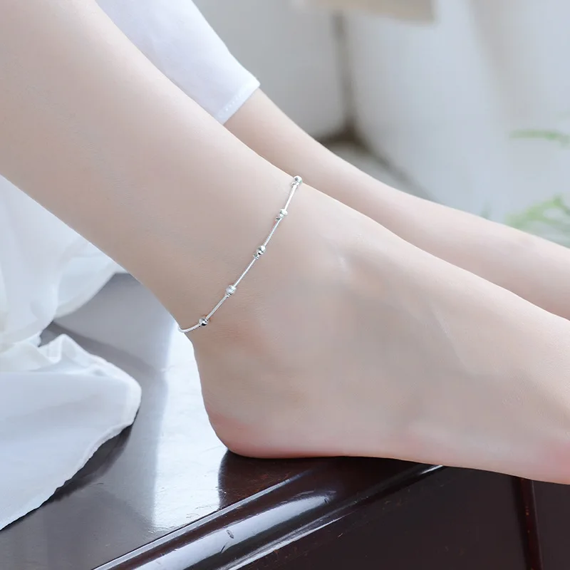LUKENI Wholesale Trendy Silver Bracelets Women Party Accessories Female Fashion 925 Sterling Silver Anklets Girl Christmas Gift
LUKENI Wholesale Trendy Silver Bracelets Women Party Accessories Female Fashion 925 Sterling Silver Anklets Girl Christmas Gift