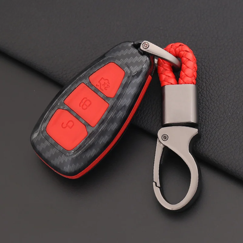 Carbon Fiber Silicone Car Key Smart Remote Key Case Cover for Ford Fiesta Focus 3 4 MK3 MK4 Mondeo Ecosport Kuga Focus ST 2019
Carbon Fiber Silicone Car Key Smart Remote Key Case Cover for Ford Fiesta Focus 3 4 MK3 MK4 Mondeo Ecosport Kuga Focus ST 2019