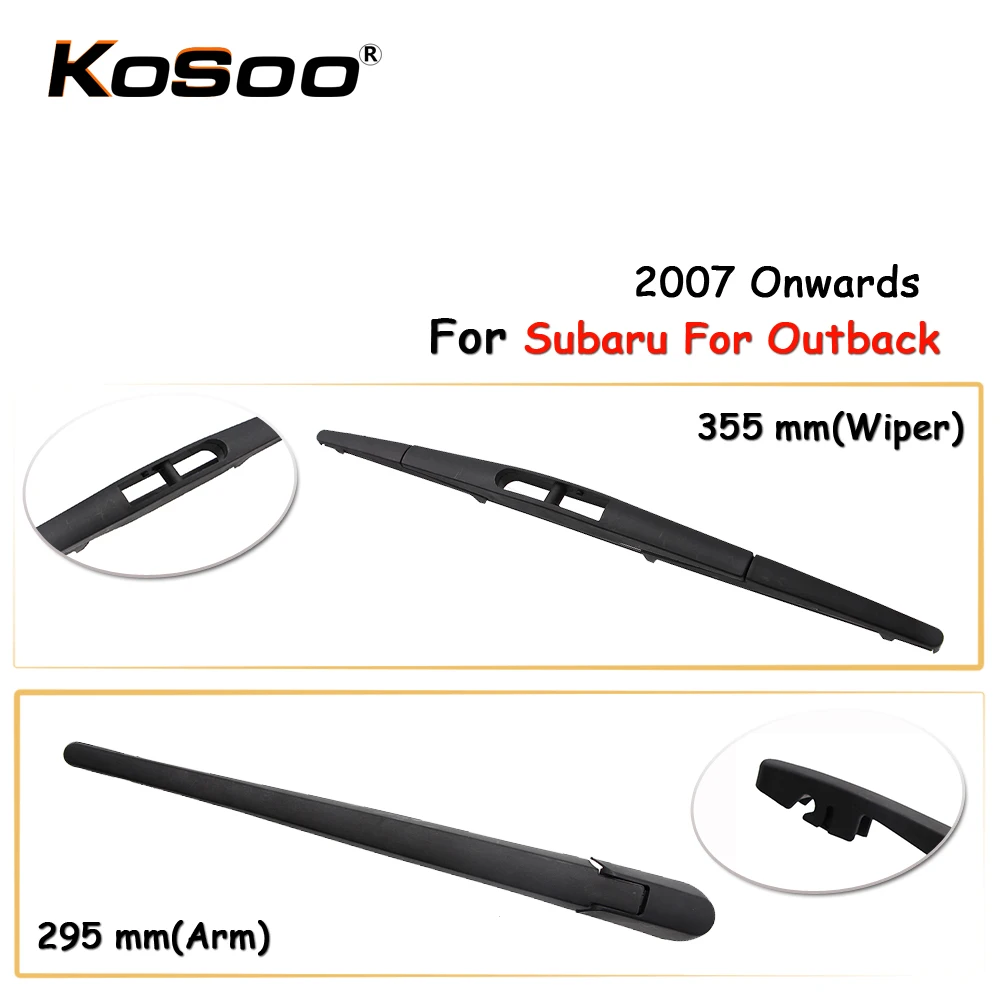 KOSOO Auto Rear Car Wiper Blade For Subaru For Outback,355mm 2007 Onwards Rear Window Windshield Wiper Blade Arm,Car Accessories
KOSOO Auto Rear Car Wiper Blade For Subaru For Outback,355mm 2007 Onwards Rear Window Windshield Wiper Blade Arm,Car Accessories