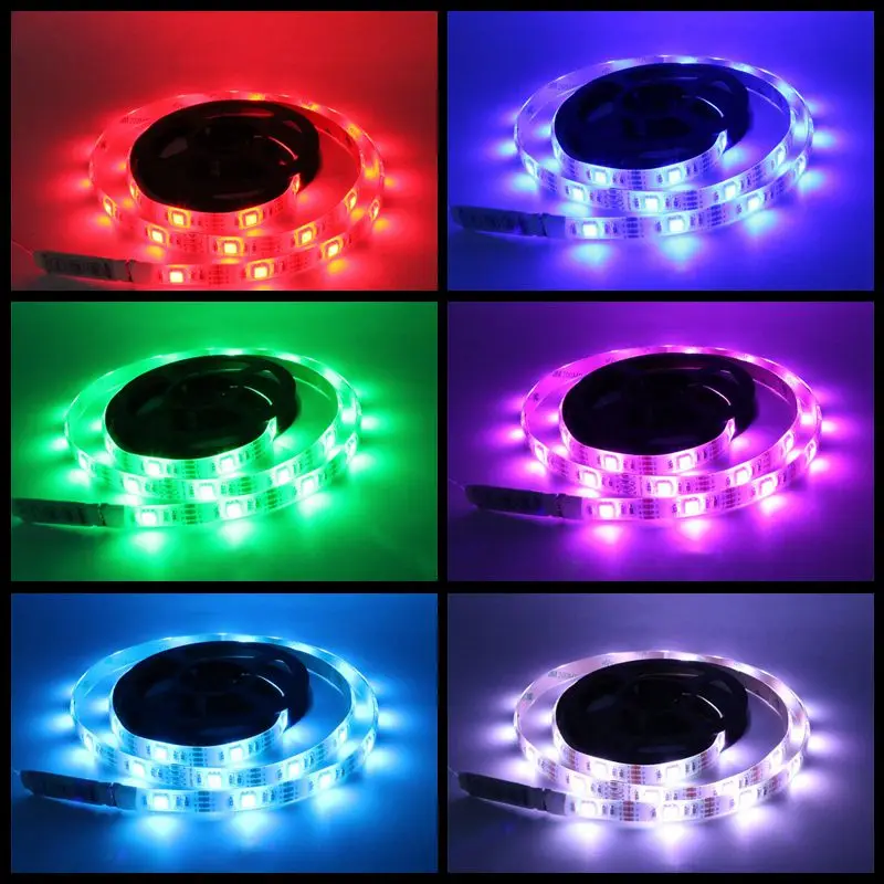 SZYOUMY 5050 RGB DC 5V Led Strip Light Waterproof IP65 0.5M 1M 2M Flexible Led Tape Lighting with Battery Box White / Warm White
SZYOUMY 5050 RGB DC 5V Led Strip Light Waterproof IP65 0.5M 1M 2M Flexible Led Tape Lighting with Battery Box White / Warm White