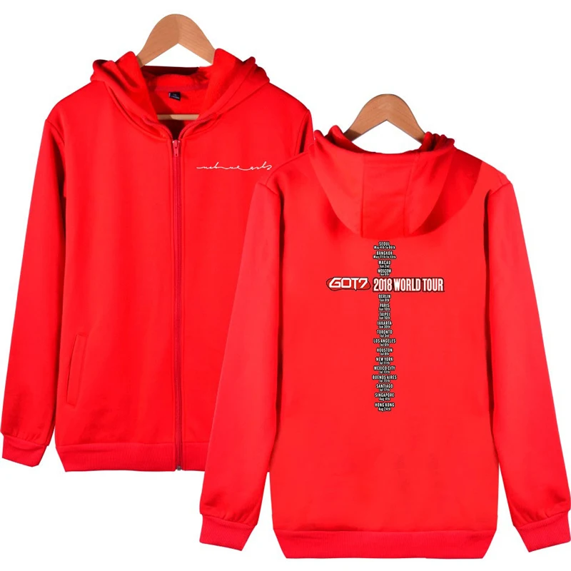 got 7 Zipper Hoodies Hip Hop Sweatshirt Kpop Fleece Streetwear Fashion Cool Hoodie Clothing New
got 7 Zipper Hoodies Hip Hop Sweatshirt Kpop Fleece Streetwear Fashion Cool Hoodie Clothing New